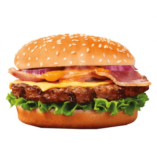 CHICKEN BURGER BACON CHEESE